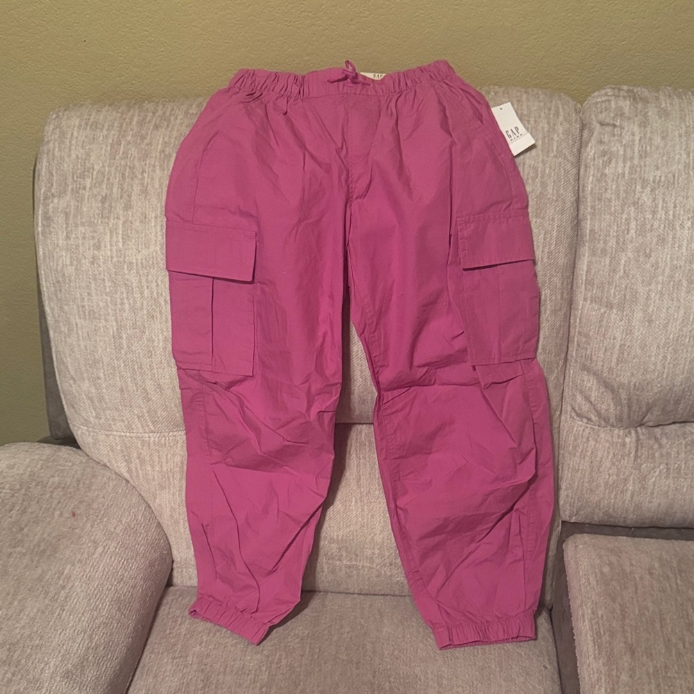 GAP Kids Magenta Cargo Joggers